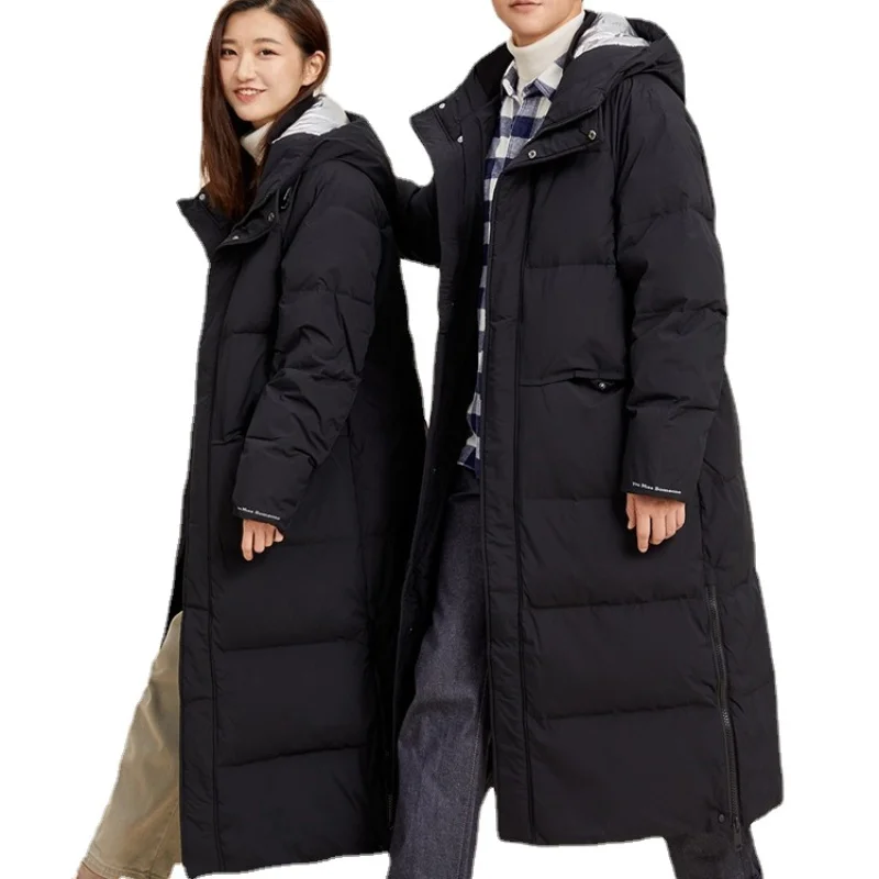 

Winter Jacket Women Men Clothing Long Thicken Windproof Warm Down Coat Female Couple Outfit Jaqueta Feminina Inverno