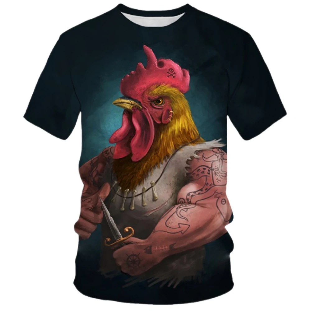 Summer Chicken Graphic T Shirts For Men Streetwear Leisure O-Neck Short Sleeve Tees Shirt Breathable Tops Oversized T-shirts 6XL
Summer Chicken Graphic T Shirts For Men Streetwear Leisure O-Neck Short Sleeve Tees Shirt Breathable Tops Oversized T-shirts 6XL
