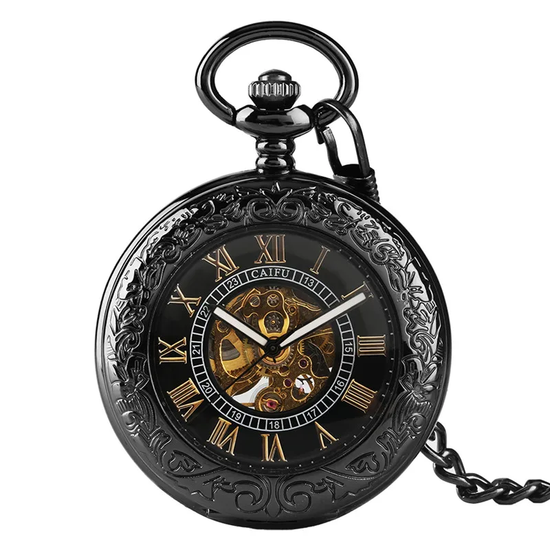 Retro Vintage Men Women Automatic Mechanical Pocket Watch Unisex Skeleton Clock Luminous Hands with FOB Pendant Chain Reloj
Retro Vintage Men Women Automatic Mechanical Pocket Watch Unisex Skeleton Clock Luminous Hands with FOB Pendant Chain Reloj