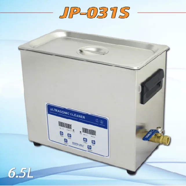 

JP-031S 180W 6.5L Digital Ultrasonic Cleaner Hardware Parts Circuit Board Washing Machine With Basket