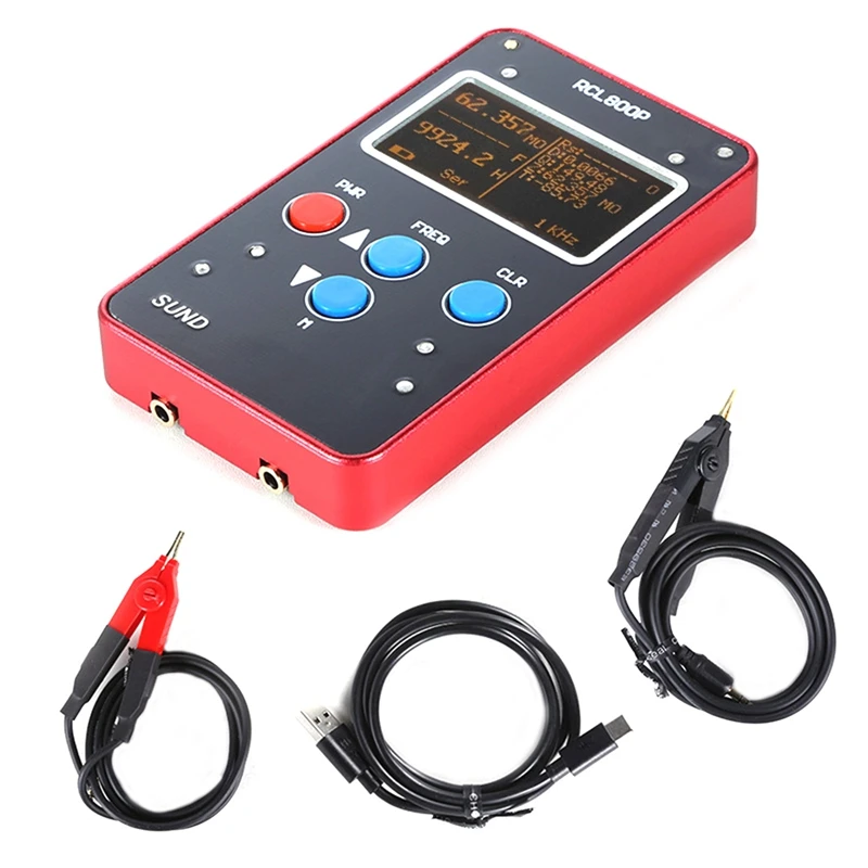 Digital Bridge Handheld RCL800P Mini Digital Bridge Resistance Capacitance Inductance Meter ESR Meter
Digital Bridge Handheld RCL800P Mini Digital Bridge Resistance Capacitance Inductance Meter ESR Meter