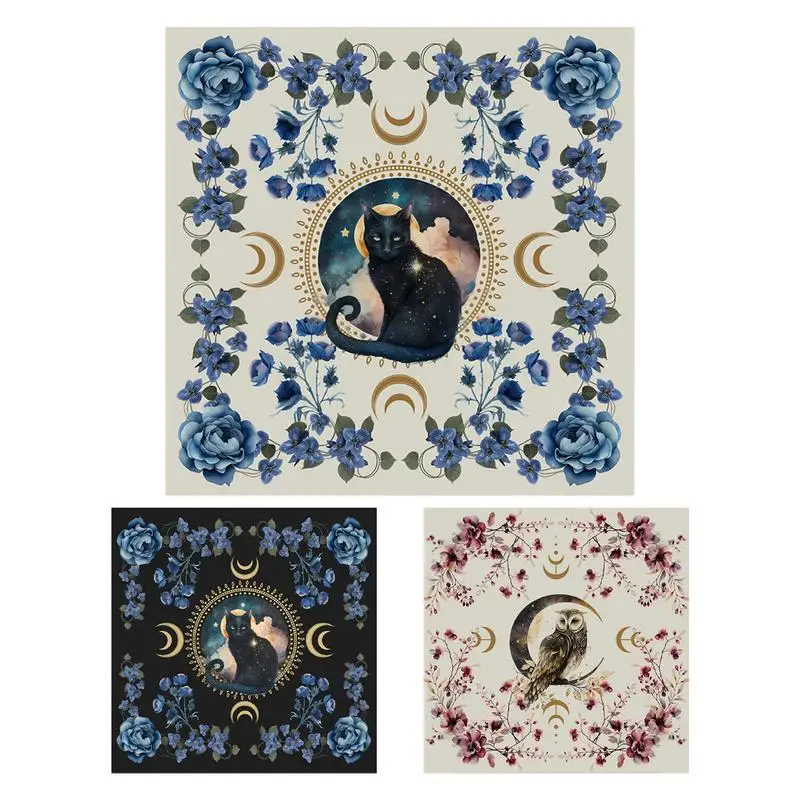 Tarot Card Tablecloth Moon Phase Flower Animal Altars Cloth 75*75cm Astrology Divinations Non-slip Mat Tapestry Room Home Decors
Tarot Card Tablecloth Moon Phase Flower Animal Altars Cloth 75*75cm Astrology Divinations Non-slip Mat Tapestry Room Home Decors