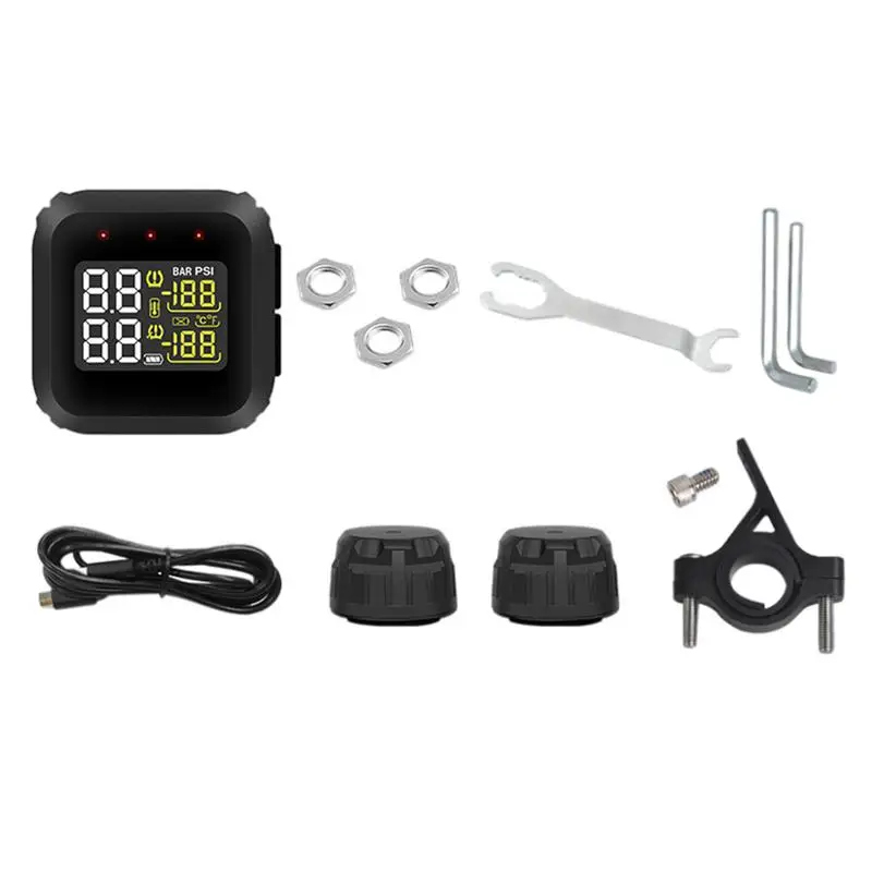 Motorcycle Tire Pressure Monitoring System Waterproof Sunscreen Driving Safety Protection Check Your Tire Pressure While Riding
Motorcycle Tire Pressure Monitoring System Waterproof Sunscreen Driving Safety Protection Check Your Tire Pressure While Riding