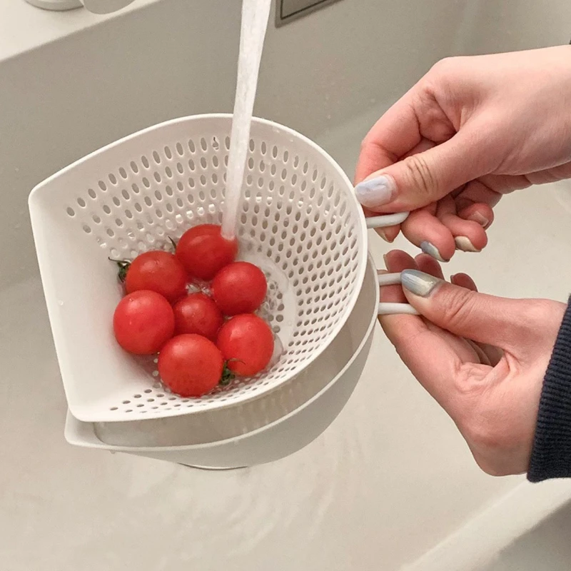 Double Washing Vegetable Basket, Household Cleaning Tools, Scallion Drain, Fruit Filter Basket, Kitchen Attachment, Simplicity,
Double Washing Vegetable Basket, Household Cleaning Tools, Scallion Drain, Fruit Filter Basket, Kitchen Attachment, Simplicity,