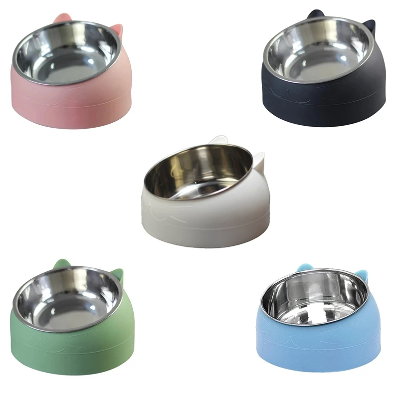 

Pet Bowl With Raised Stand Pet Feeding Cat Water Bowl For Cats Dogs Feeder Bowls