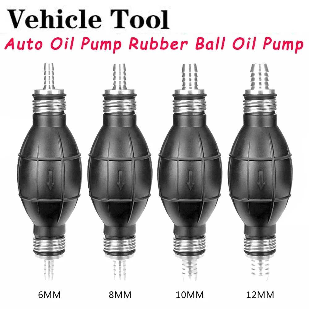 

Universal Fuel Pump Rubber Manual Liquid Oil Transfer Pump Petrol Diesel Hand Primer Bulb for Car Marine Outboard 6/8/10/12mm