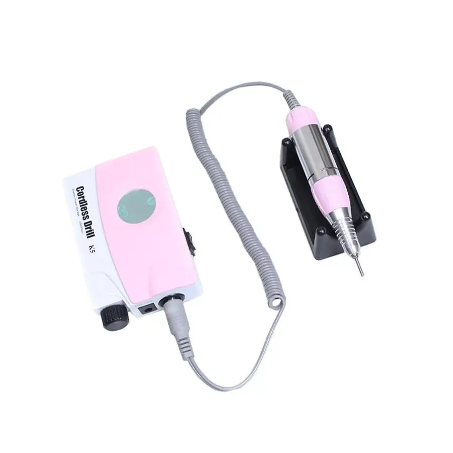 Pink Rechargeable Electric Nail Drill polisher Machine Manicure Drills Nail Drill File Drill Bits Pedicure Kit with LCD
Pink Rechargeable Electric Nail Drill polisher Machine Manicure Drills Nail Drill File Drill Bits Pedicure Kit with LCD