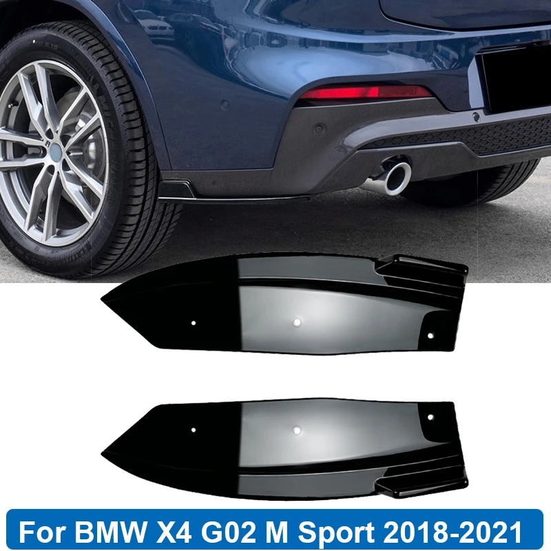 Разветвители заднего бампера, боковой спойлер, дефлектор кузова для BMW X4 G02 M Sport 2018 2019 2020, только аксессуары для тюнинга автомобиля
Разветвители заднего бампера, боковой спойлер, дефлектор кузова для BMW X4 G02 M Sport 2018 2019 2020, только аксессуары для тюнинга автомобиля