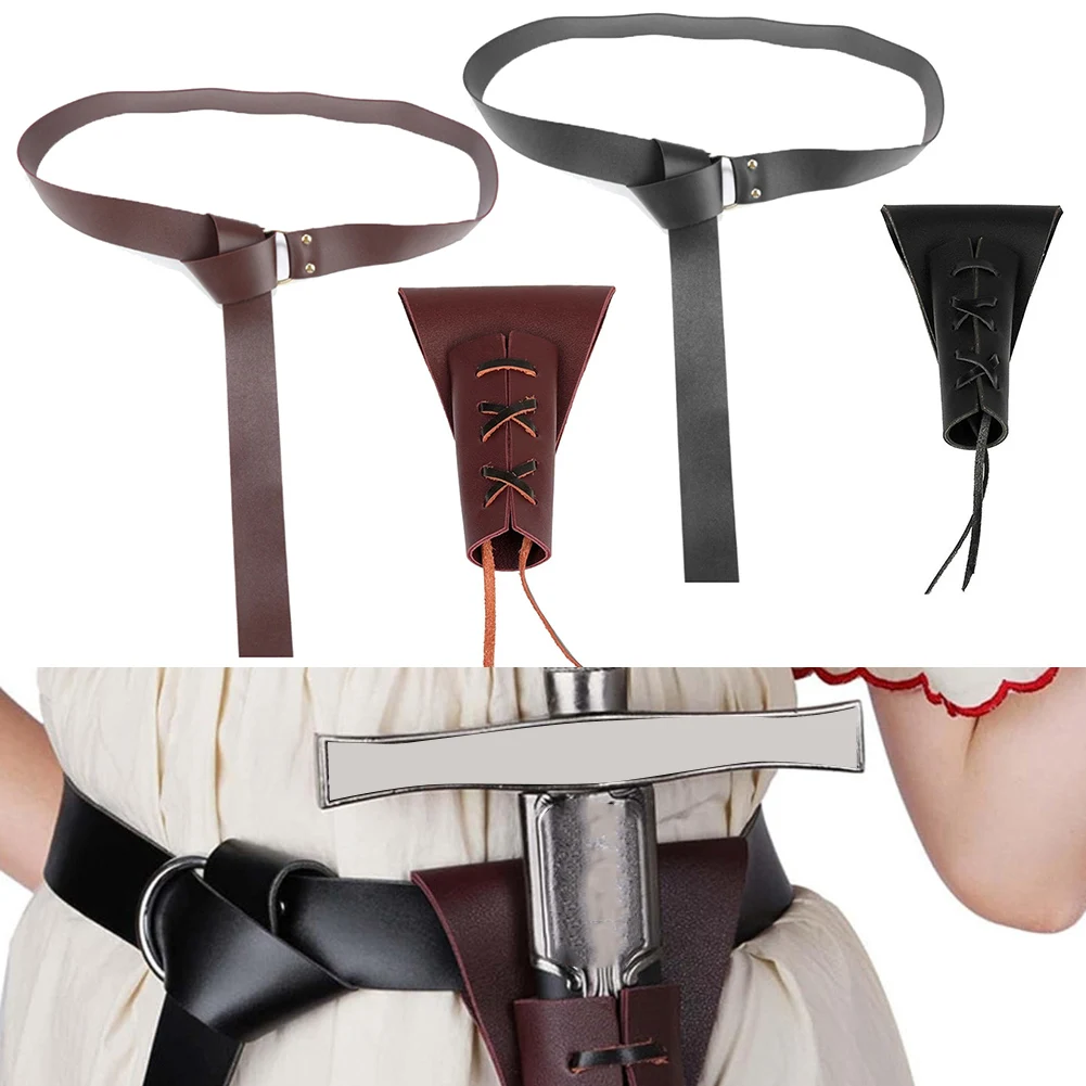 Fencing Leather Sword Scabbard Holder With Belt For Cosplay Stage Performance Cosplay Halloween Stage Performances Drama Props
Fencing Leather Sword Scabbard Holder With Belt For Cosplay Stage Performance Cosplay Halloween Stage Performances Drama Props