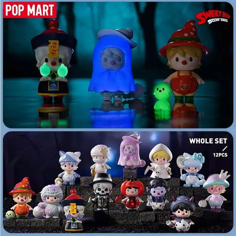 

POP MART Sweet Bean Spooky Tales Series Blind Random Box Toys Mystery Box Original Figure Cute Doll Kawaii Model Gift