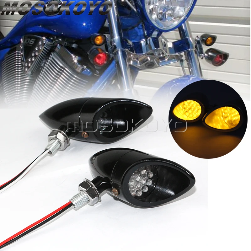 Motorcycle Black Turn Signal Light Flasher Moto Aluminum Amber LED Indicator Blinker Lamp for Harley Chopper Bobber Cafe Racer
Motorcycle Black Turn Signal Light Flasher Moto Aluminum Amber LED Indicator Blinker Lamp for Harley Chopper Bobber Cafe Racer