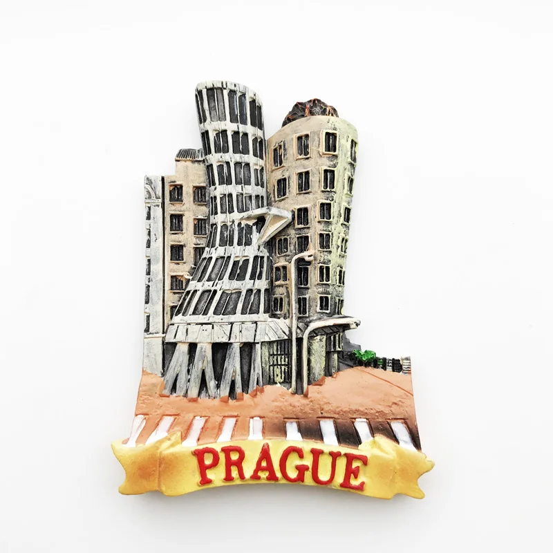 Fridge magnet Prague architectural landmark decoration resin refrigerator magnet message stickers tourist souvenirs
Fridge magnet Prague architectural landmark decoration resin refrigerator magnet message stickers tourist souvenirs