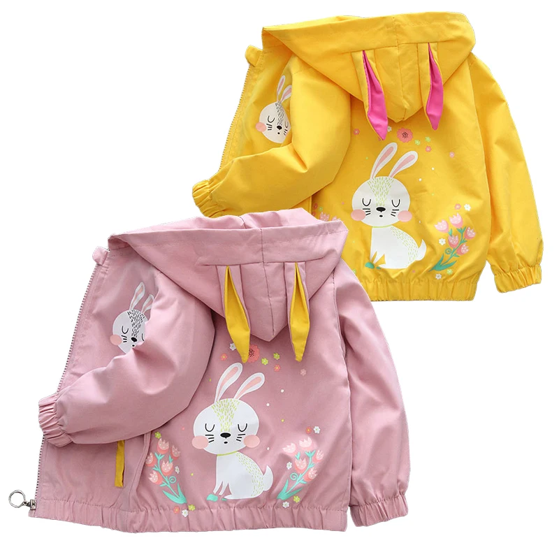 Children's Spring Cartoon Jacket Girls Cute Rabbit Ears Pattern Casual Coat Autumn Fashion Hooded Short Outerwear 9M-6Y
Children's Spring Cartoon Jacket Girls Cute Rabbit Ears Pattern Casual Coat Autumn Fashion Hooded Short Outerwear 9M-6Y
