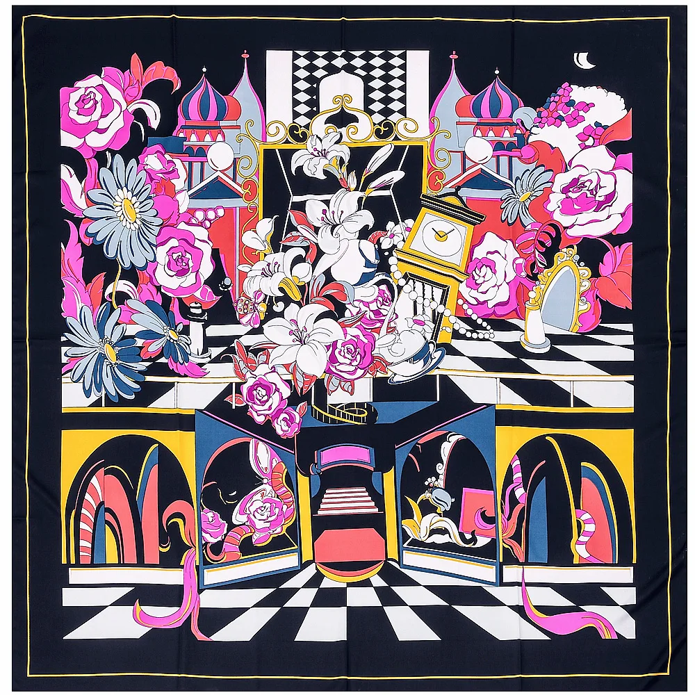 2023 Silk Scarf Women Butterfly Print Stoles Square Scarves Wraps Large Bandana Kerchief Hijabs Female Silk Foulards 130CM
2023 Silk Scarf Women Butterfly Print Stoles Square Scarves Wraps Large Bandana Kerchief Hijabs Female Silk Foulards 130CM