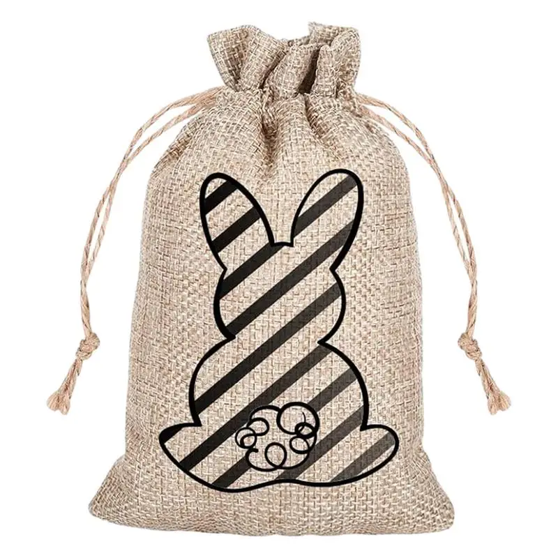 

Easter Burlap Gift Bags Burlap Drawstring Gift Bags For Jewelry Goody Bags For Easter Gift Wrapping Party Wedding Favors DIY