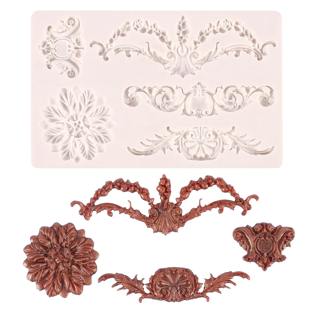 totem texture flower Silicone Mold Baroque Relief Mould for Polymer Clay Plaster DIY Cake Fondant Cookies Soap Candle Decor Tool
totem texture flower Silicone Mold Baroque Relief Mould for Polymer Clay Plaster DIY Cake Fondant Cookies Soap Candle Decor Tool