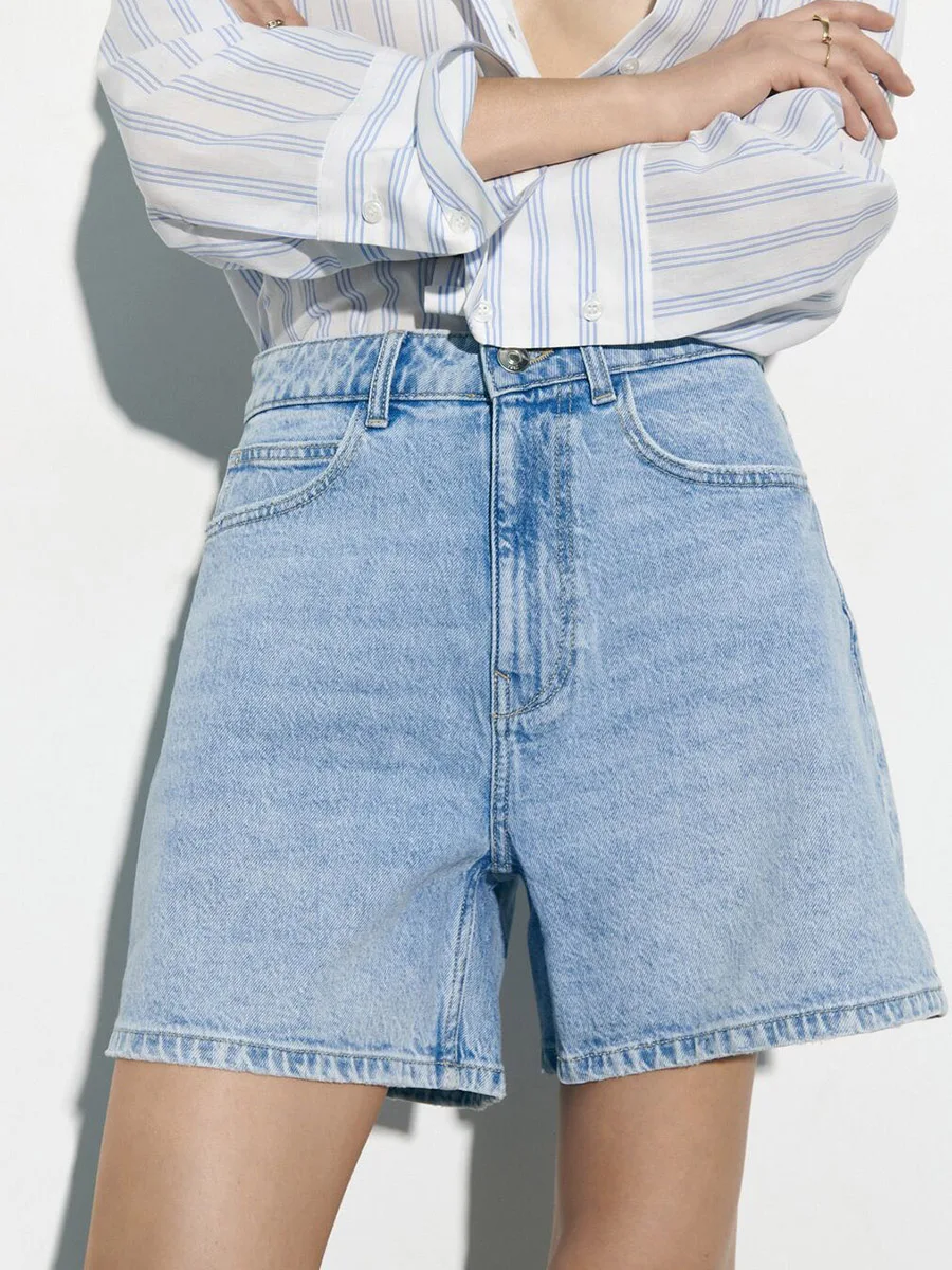 Fashion Solid Women Denim Pants High Waist Zipper Fly With Pockets Shorts Female Jeans Casual Streetwear Pant Ladies 2023 Summer
Fashion Solid Women Denim Pants High Waist Zipper Fly With Pockets Shorts Female Jeans Casual Streetwear Pant Ladies 2023 Summer