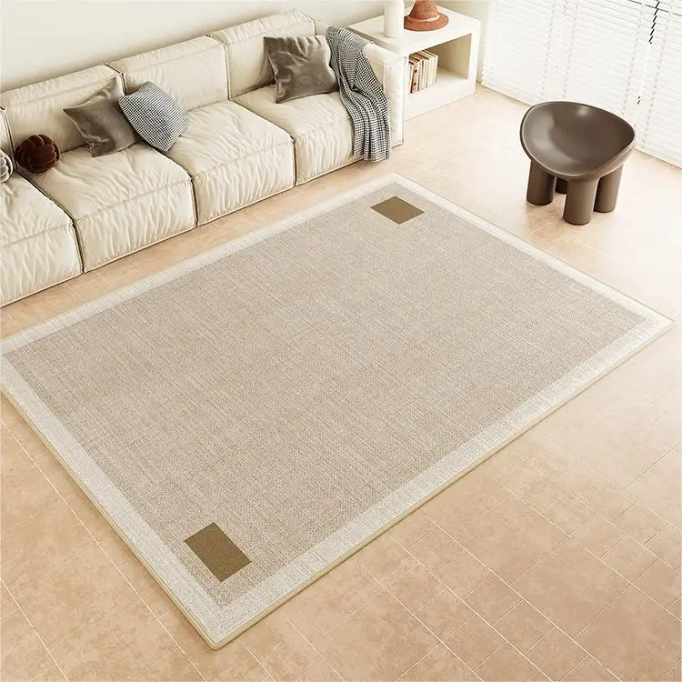 

Simple living room carpet luxurious light tea table carpet bedroom non-washable sofa carpet superior sense room soundproof mat