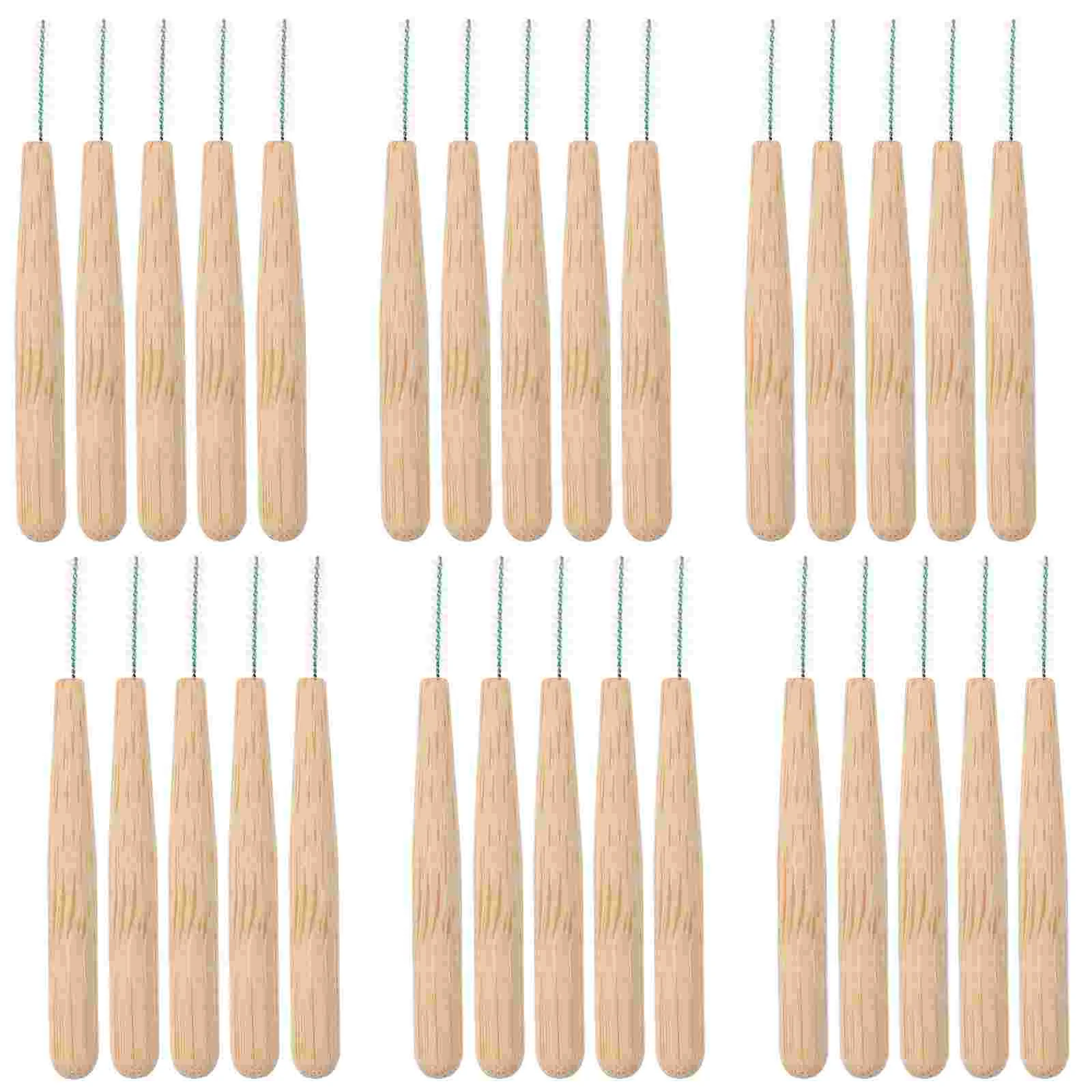 

Bamboo Cleaner Interdental Brush Braces Light Tooth Picks Flossers Dental Tooth Brush Teeth whitening tool