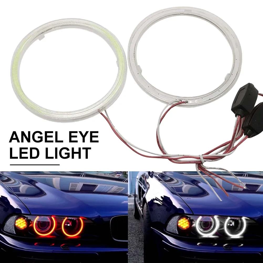 1PCS Car LED Headlight COB Angel Eye LED Lamp Circle Ring Decoration Lights 12V Car Daytime Running Light DRL Fog Lights
1PCS Car LED Headlight COB Angel Eye LED Lamp Circle Ring Decoration Lights 12V Car Daytime Running Light DRL Fog Lights