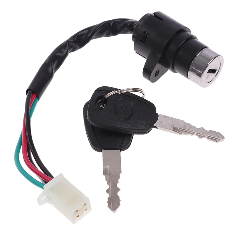 

New 1 Set 70 small head lock motorcycle tricycle power lock ATV start ignition switch with 2 Keys
