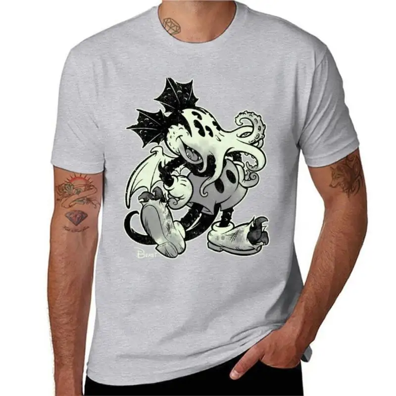MICKTHULHU (монохромная) Футболка корейская мода простая футболка черные футболки мужские большие и высокие футболки
MICKTHULHU (монохромная) Футболка корейская мода простая футболка черные футболки мужские большие и высокие футболки