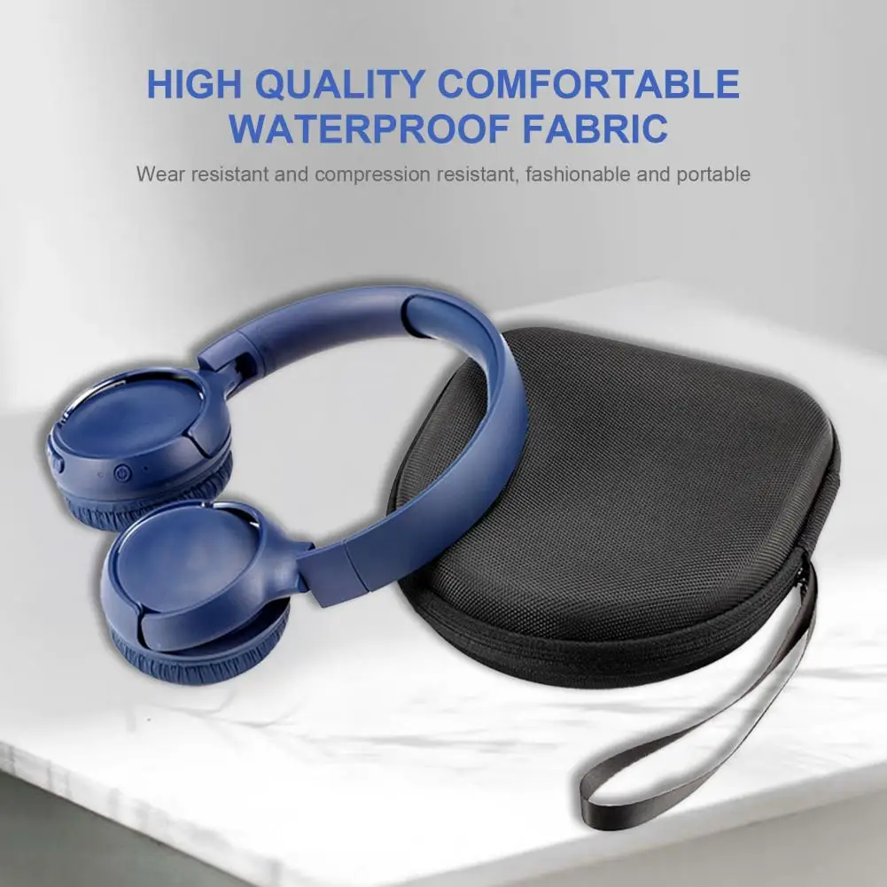 Protective Pouch Pressure-resistant Dust-proof Sports Headphone Storage Pouch with Hand Strap for JBL T510BT
Protective Pouch Pressure-resistant Dust-proof Sports Headphone Storage Pouch with Hand Strap for JBL T510BT