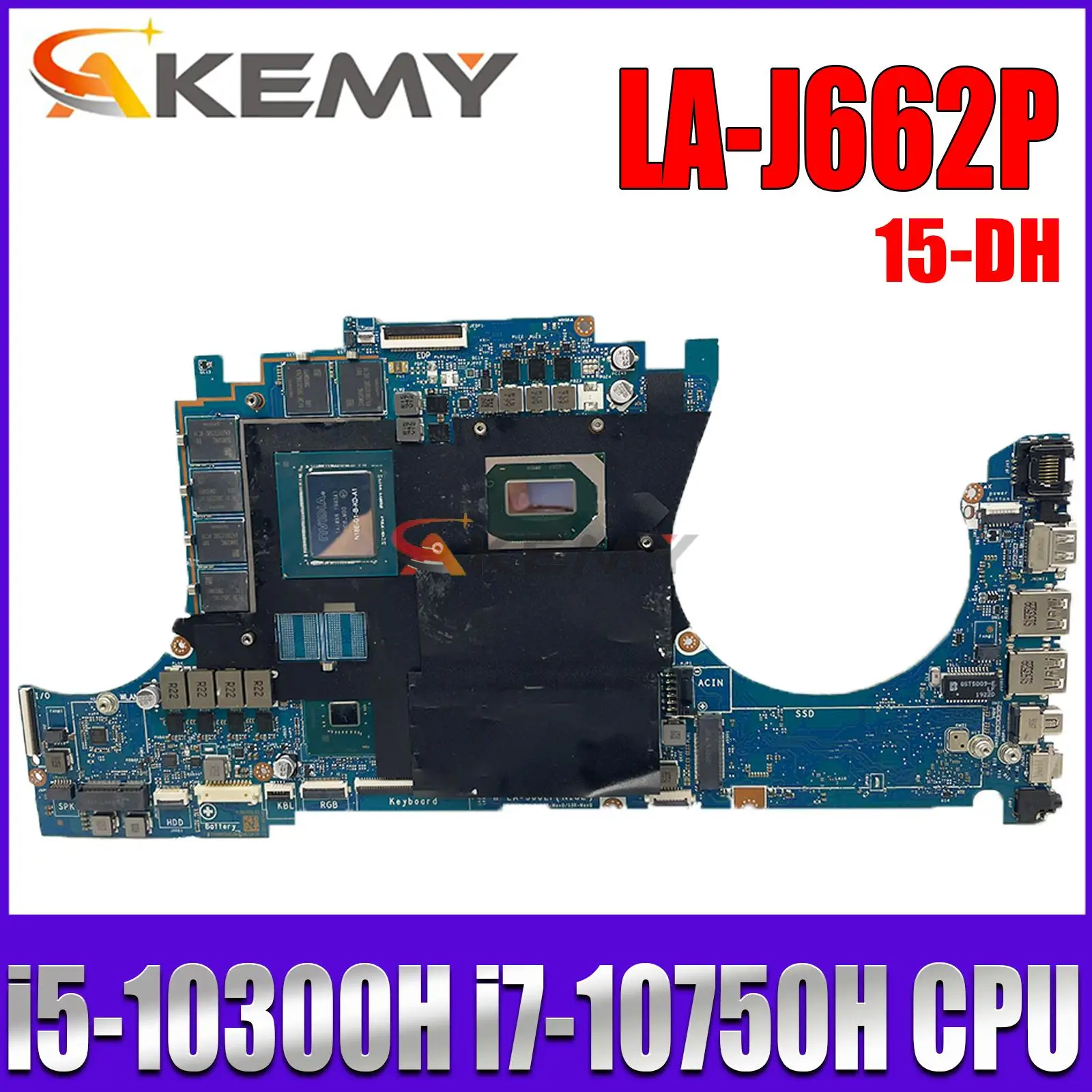 M08274-001 M08274-601 M08274-501 Motherboard for HP 15-DH Laptop Motherboard LA-J662P(N18E) 6GB i5-10300H i7-10750H CPU DDR4
M08274-001 M08274-601 M08274-501 Motherboard for HP 15-DH Laptop Motherboard LA-J662P(N18E) 6GB i5-10300H i7-10750H CPU DDR4
