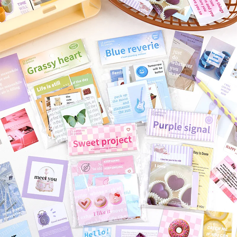 30pcs/lot Kawaii Scrapbook Stickers Cardiac moment DIY Journaling Scrapbooking Supplies Decorative Stationery Sticker
30pcs/lot Kawaii Scrapbook Stickers Cardiac moment DIY Journaling Scrapbooking Supplies Decorative Stationery Sticker