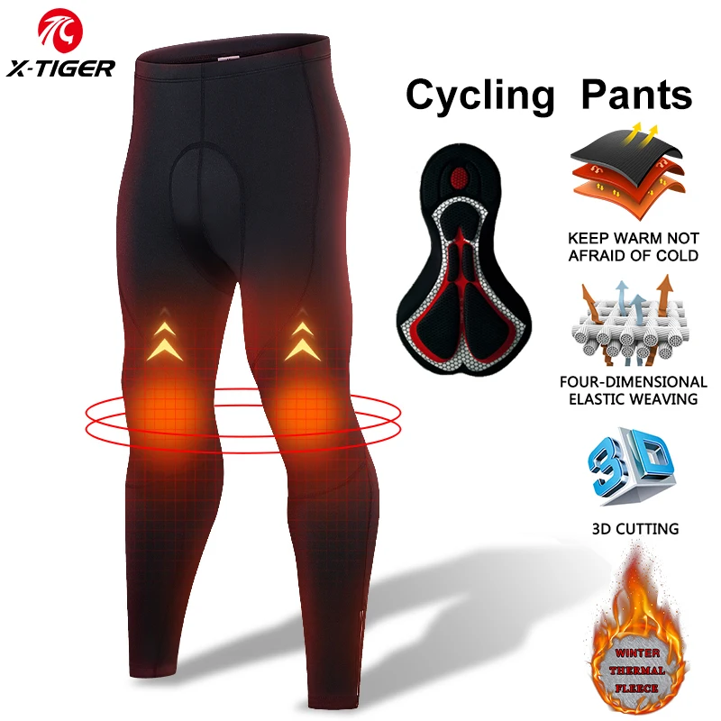 X-TIGER Man Cycling Bib Pants Winter Reflective Zipper Strip Thermal Mountain Bike Pants Bicycle Tights 5D Gel Pad Trousers
X-TIGER Man Cycling Bib Pants Winter Reflective Zipper Strip Thermal Mountain Bike Pants Bicycle Tights 5D Gel Pad Trousers