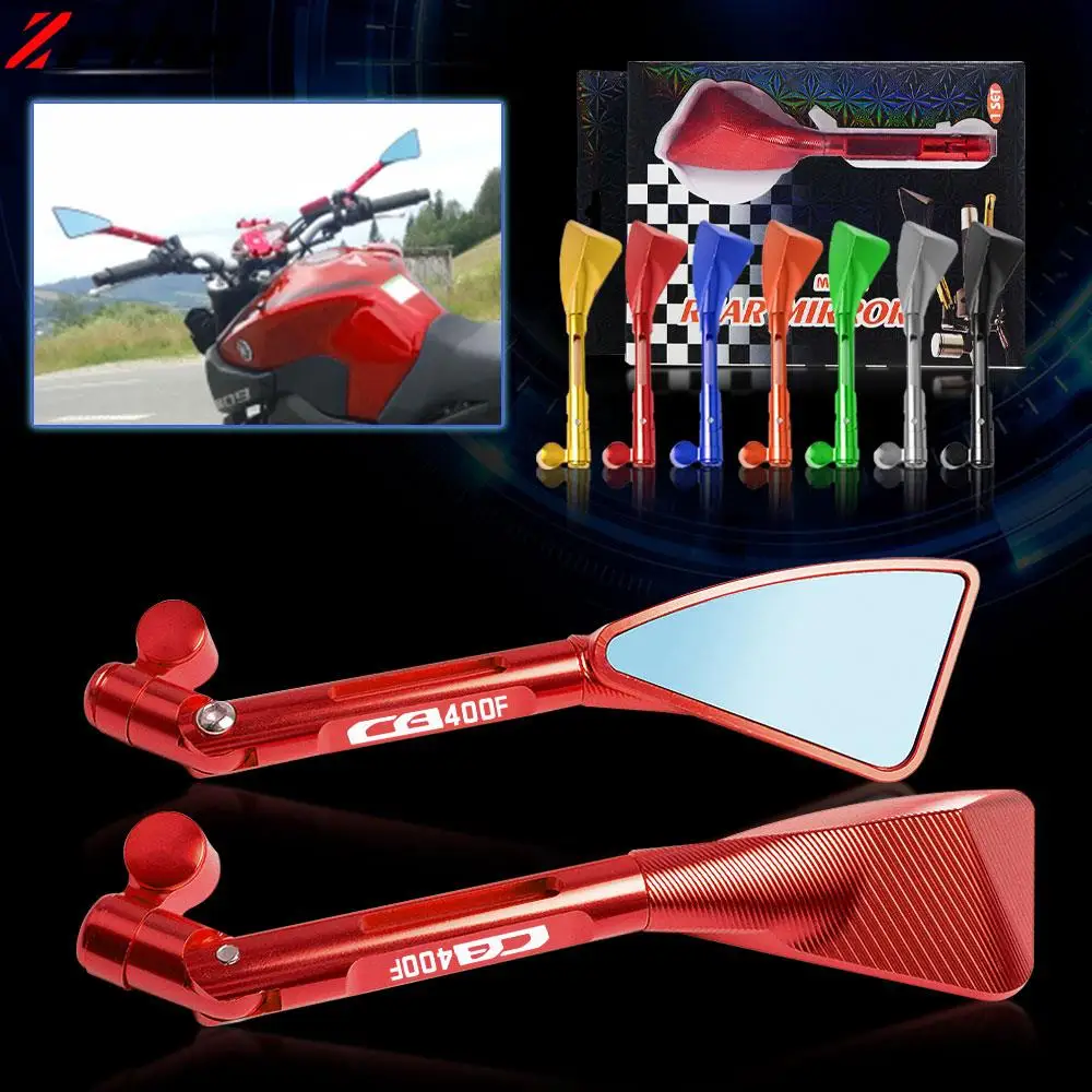 CB 400F Accessories Universal Motorcycle Mirrors CNC Aluminum Side Rearview Mirror For HONDA CB400F CB1 2013 2014 2015 2016 2017 
CB 400F Accessories Universal Motorcycle Mirrors CNC Aluminum Side Rearview Mirror For HONDA CB400F CB1 2013 2014 2015 2016 2017
