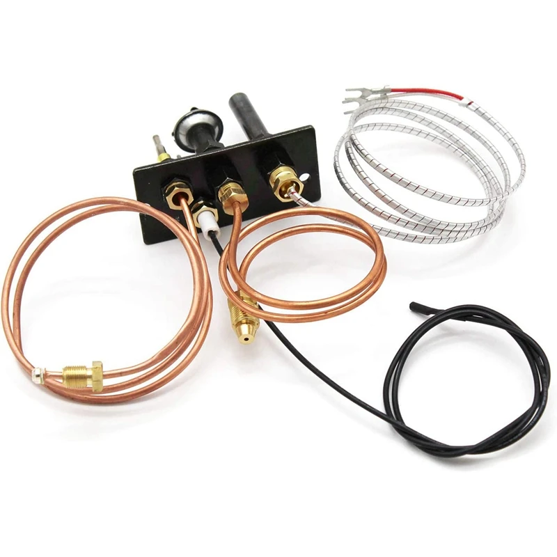 Propane & Natural Gas Fireplace Pilot Assembly Include Pilot Tube, Thermocouple And Ignitor Wire Used For Fireplaces
Propane & Natural Gas Fireplace Pilot Assembly Include Pilot Tube, Thermocouple And Ignitor Wire Used For Fireplaces