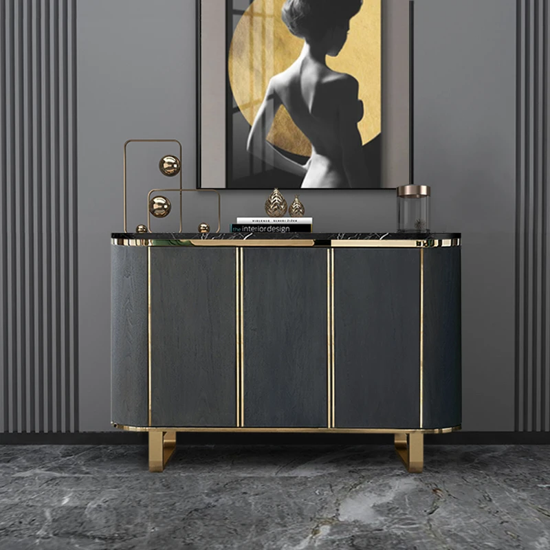 American luxury porch cabinet marble modern minimalist living room entrance hall cabinet stainless steel storage sideboard
American luxury porch cabinet marble modern minimalist living room entrance hall cabinet stainless steel storage sideboard