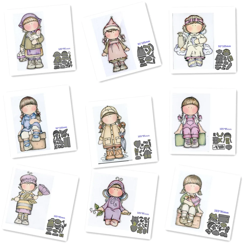 Metal Cutting Dies girl Decoration Scrapbook Paper Craft Knife Mould Blade Punch Stencils
Metal Cutting Dies girl Decoration Scrapbook Paper Craft Knife Mould Blade Punch Stencils