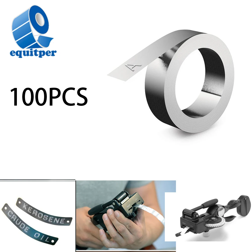 EQUITPER 12mm 100 Rolls Metal Ribbon For DYMO 35800 No-Sticky Embossing TapeTape with Stickness For Dymo M1011 Metal Printer
EQUITPER 12mm 100 Rolls Metal Ribbon For DYMO 35800 No-Sticky Embossing TapeTape with Stickness For Dymo M1011 Metal Printer