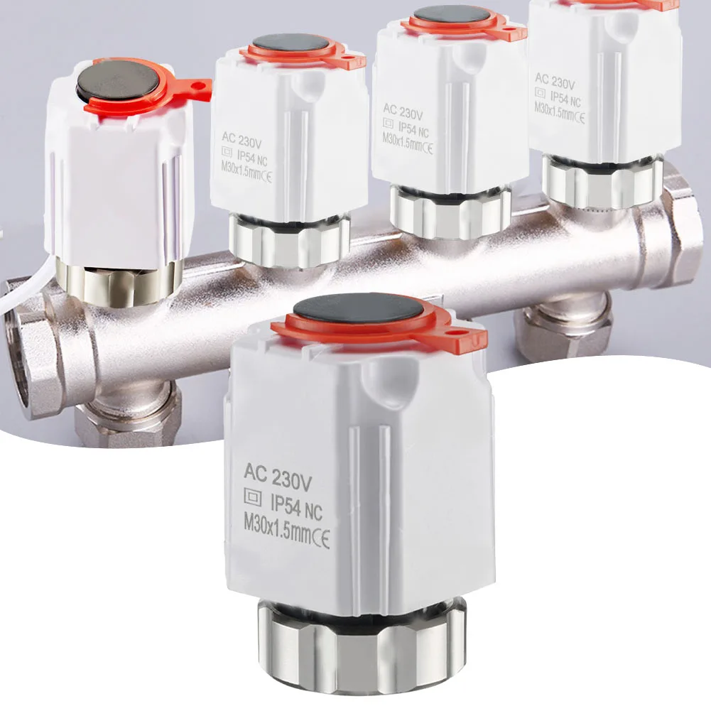 1pcs Floor Heating Manifold Thermostat Actuator 110N White Floor Heating Manifold Radiator M30*1.5MM For For Electric Heating
1pcs Floor Heating Manifold Thermostat Actuator 110N White Floor Heating Manifold Radiator M30*1.5MM For For Electric Heating