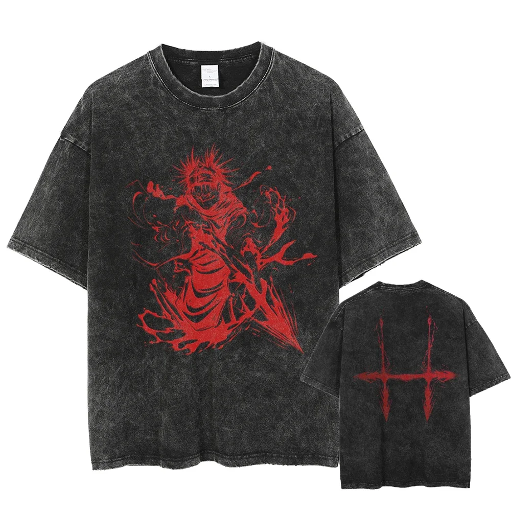 Men Harajuku Streetwear Vintage Washed Black Tshirt Japanese Anime Print Oversized Casual T-Shirt Summer Short Sleeve Tops Tees
Men Harajuku Streetwear Vintage Washed Black Tshirt Japanese Anime Print Oversized Casual T-Shirt Summer Short Sleeve Tops Tees