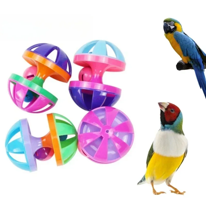 4Pcs Parrot Ball Bell Puzzle Toys Bird Anti-depression Colorful Toy Accessories for Cage Parakeet Training Glying Playground
4Pcs Parrot Ball Bell Puzzle Toys Bird Anti-depression Colorful Toy Accessories for Cage Parakeet Training Glying Playground