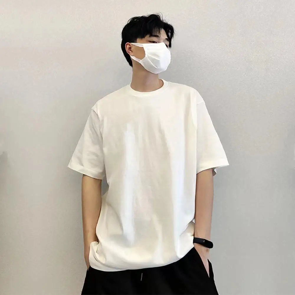 Heavyweight Pure Cotton Solid Color Base Round Neck T-shirt for Men Summer New Wear Oversized Loose Short Sleeved Casual Top Ins
Heavyweight Pure Cotton Solid Color Base Round Neck T-shirt for Men Summer New Wear Oversized Loose Short Sleeved Casual Top Ins