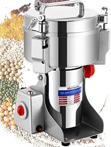 

Moongiantgo Grain Mill Grinder Electric 150g Commercial Spice Grinder 850W Stainless Steel Pulverizer Dry Grinder Grinding Machi