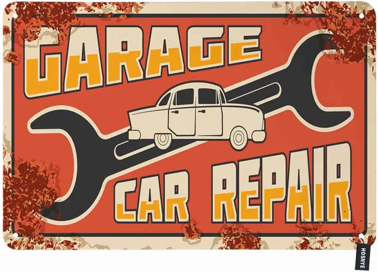 Garage Car Repair Tin Sign Vintage Metal Tin Signs for Men Women Wall Art Decor for Home Bars Clubs Cafes 8x12 Inch
Garage Car Repair Tin Sign Vintage Metal Tin Signs for Men Women Wall Art Decor for Home Bars Clubs Cafes 8x12 Inch