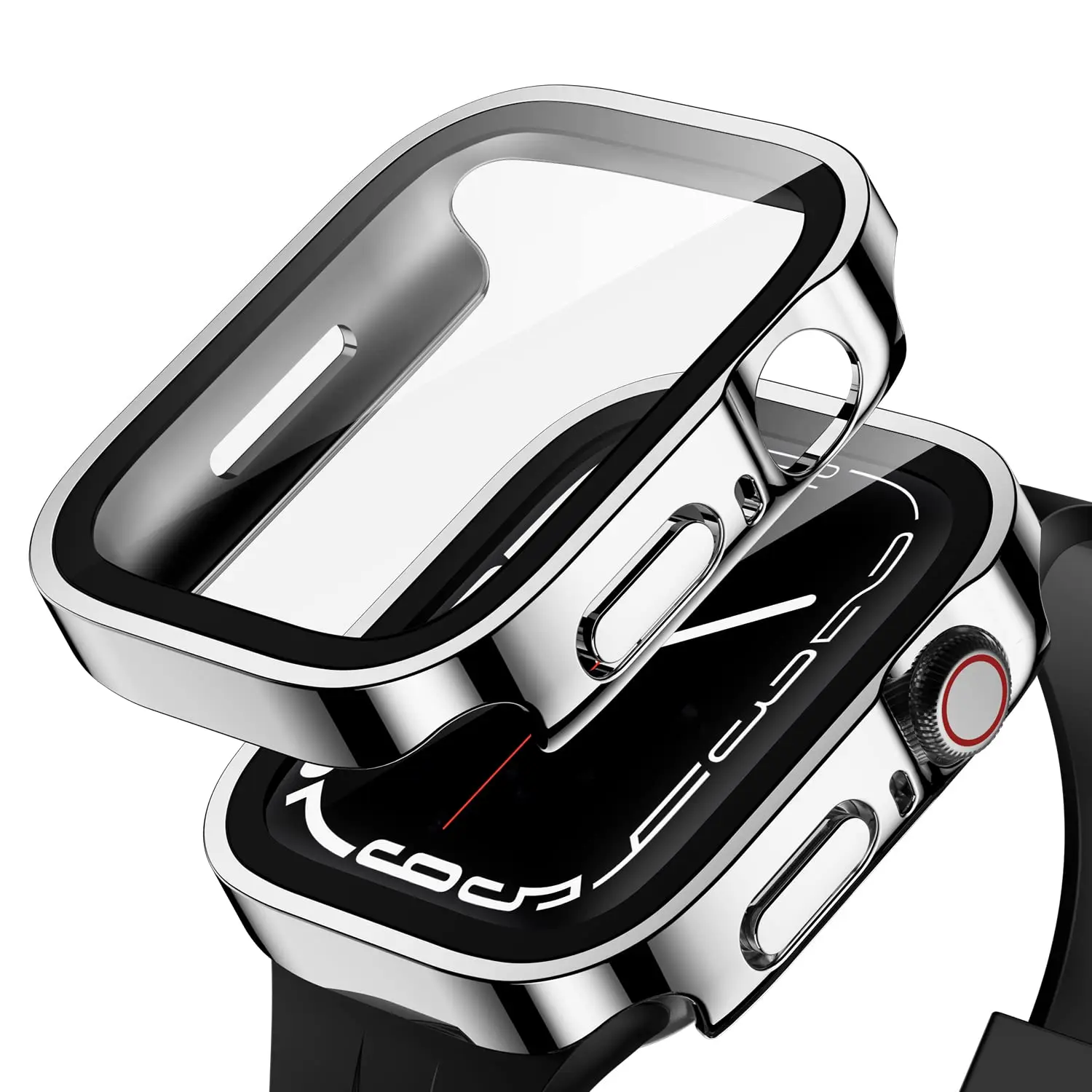Glass+Case For Apple Watch 7 8 9 45mm 41mm 44mm 40mm PC straight edge Tempered Screen Protector Cover iWatch series 4 5 SE 6 7
Glass+Case For Apple Watch 7 8 9 45mm 41mm 44mm 40mm PC straight edge Tempered Screen Protector Cover iWatch series 4 5 SE 6 7