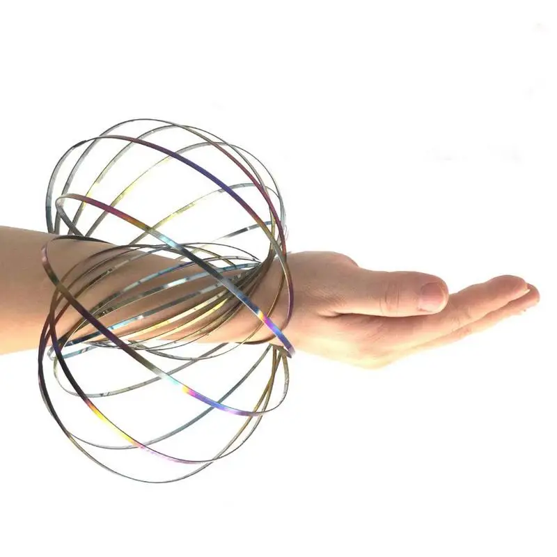 Flow Rings Stainless Steel Firm Flow Ring Magic Bracelet Toy For Stress Relief Kinetic Science Educational Spring Ring
Flow Rings Stainless Steel Firm Flow Ring Magic Bracelet Toy For Stress Relief Kinetic Science Educational Spring Ring