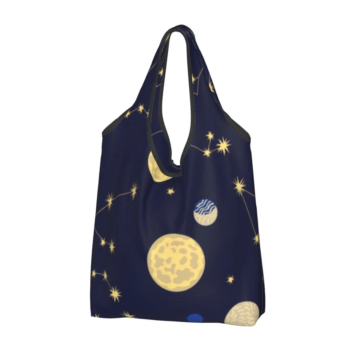 Shopping Bag Celestial Bodies Eco-friendly Folding Reusable Portable Shoulder Handbag for Travel Grocery Bag
Shopping Bag Celestial Bodies Eco-friendly Folding Reusable Portable Shoulder Handbag for Travel Grocery Bag