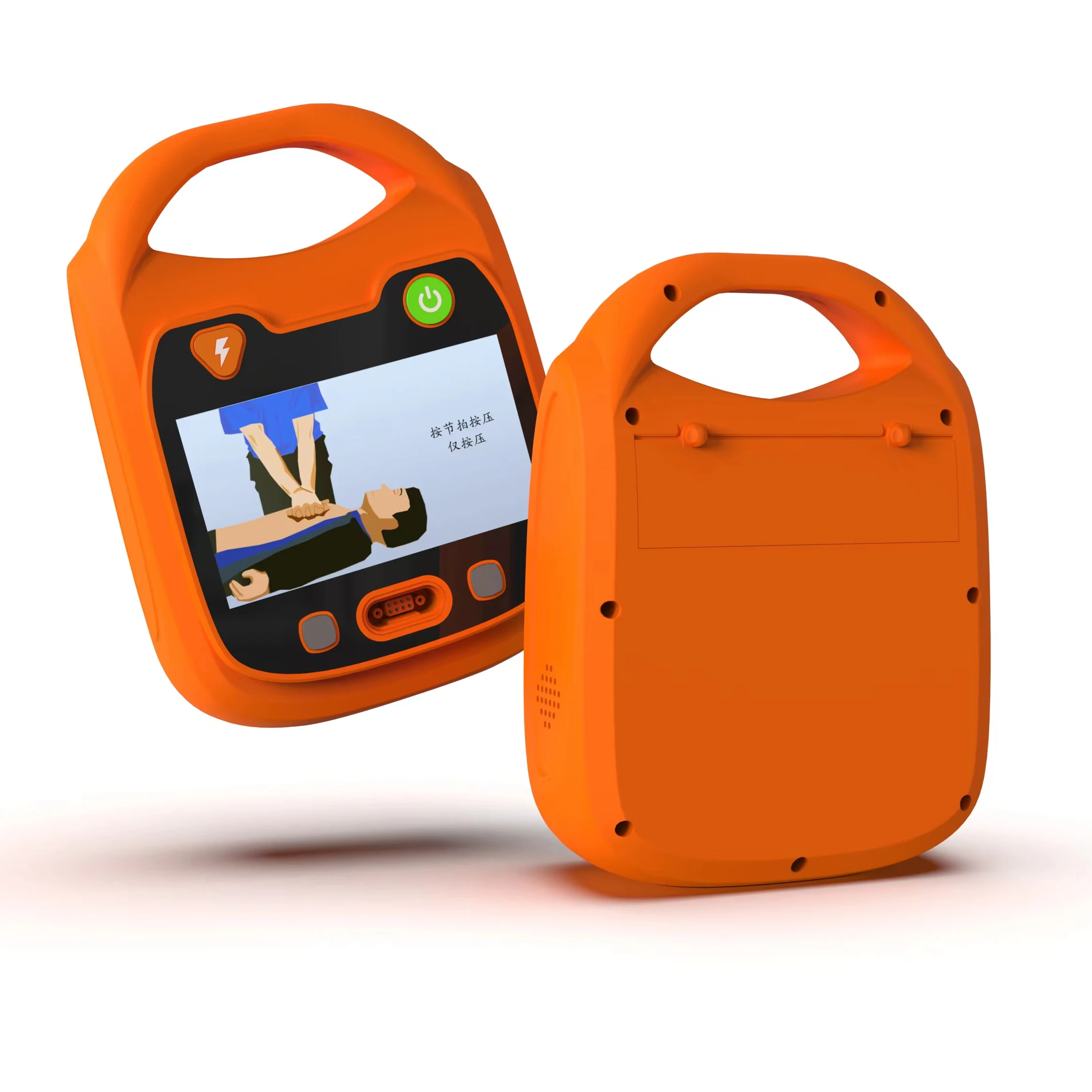

Portable AED Trainer First Aid Device Machine Reusable Medical Emergency External Automated Automatic External