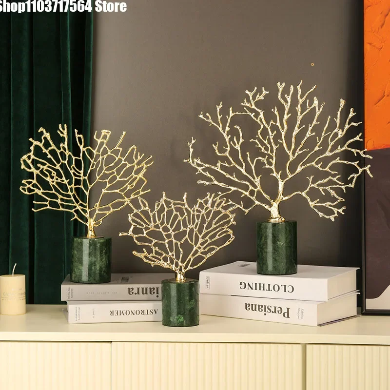 Nordic metal coral tabletop decoration living room model room TV cabinet creative home decor
Nordic metal coral tabletop decoration living room model room TV cabinet creative home decor