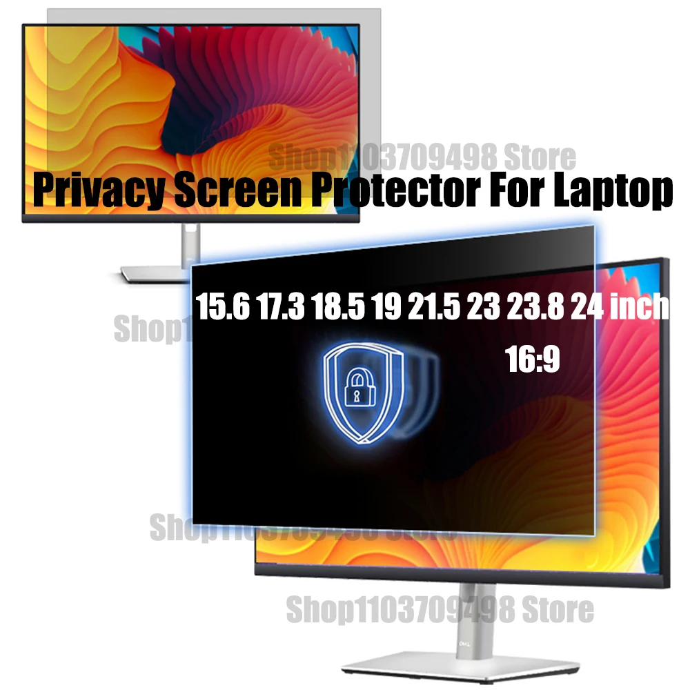 Privacy Screen Protector For Laptop 15.6 17.3 18.5 19 21.5 23 23.8 24 inch PC Computer Privacy Protection Filter Anti-peep Film
Privacy Screen Protector For Laptop 15.6 17.3 18.5 19 21.5 23 23.8 24 inch PC Computer Privacy Protection Filter Anti-peep Film