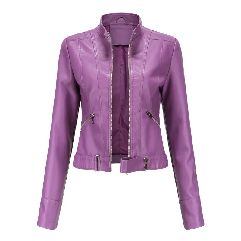 Women's High-End Slim Leather Jacket, Female Short Zipper Design, Personalized Stand Collar, Autumn, Winter, New, 2024
Women's High-End Slim Leather Jacket, Female Short Zipper Design, Personalized Stand Collar, Autumn, Winter, New, 2024