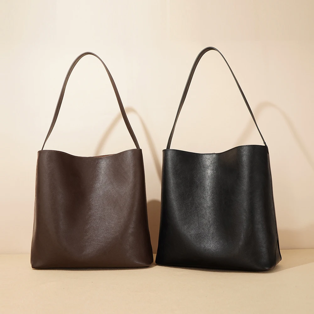 Luxury Designer Bucket Bags For Women Solid Color Sling Shoulder Laptop Bucket Shoulder Bag Genuine Leather Women's Bag
Luxury Designer Bucket Bags For Women Solid Color Sling Shoulder Laptop Bucket Shoulder Bag Genuine Leather Women's Bag