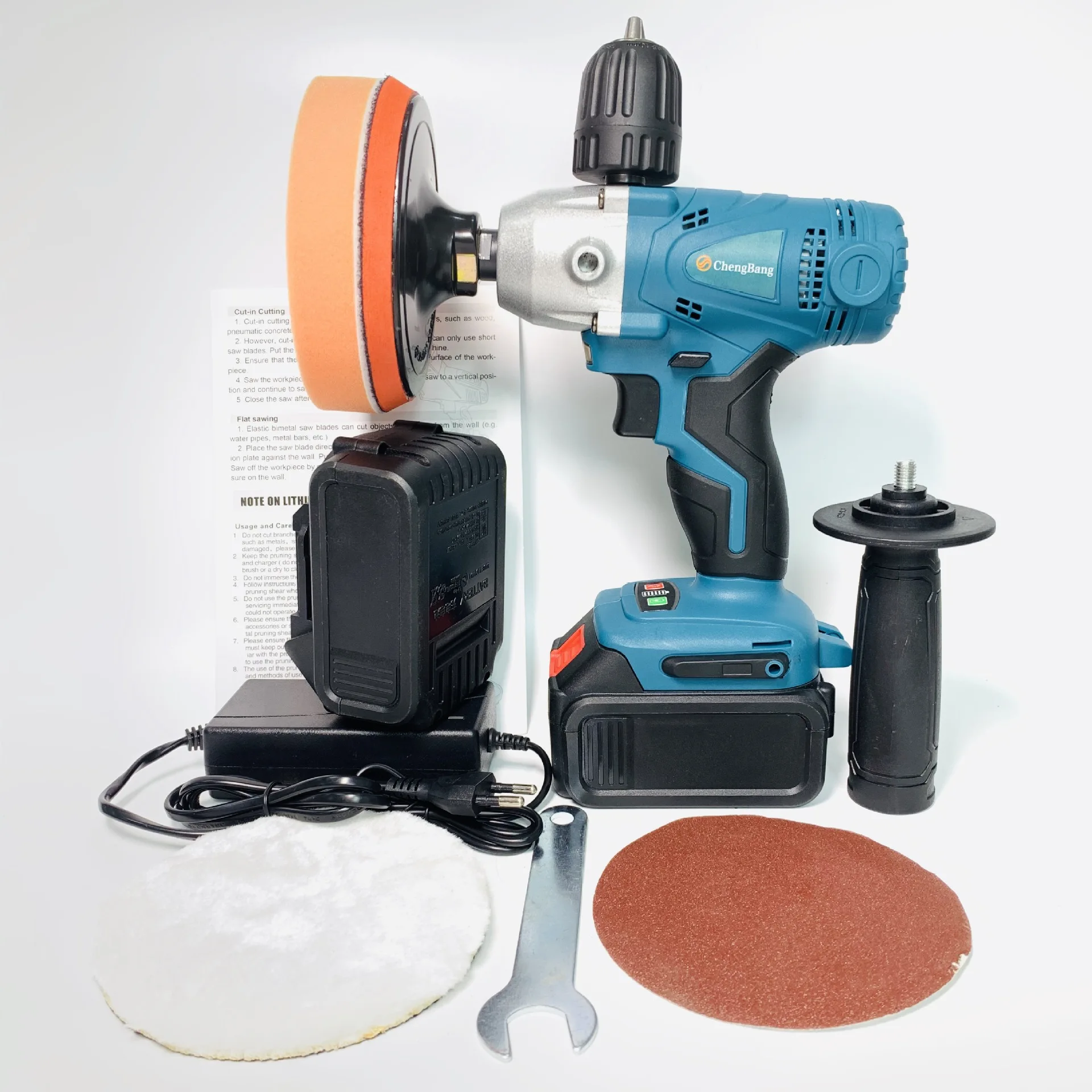 Lithium Dual-purpose Polishing Machine Electric Drill Rechargeable Electric Adjustable Speed Auto Repair Polishing Machine
Lithium Dual-purpose Polishing Machine Electric Drill Rechargeable Electric Adjustable Speed Auto Repair Polishing Machine
